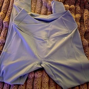 Brand new never worn gymshark cross over leggings in thunder blue